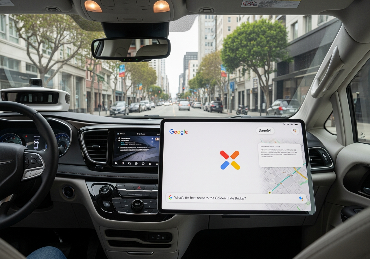 Waymo is testing Gemini as an in-car AI assistant in its robotaxis