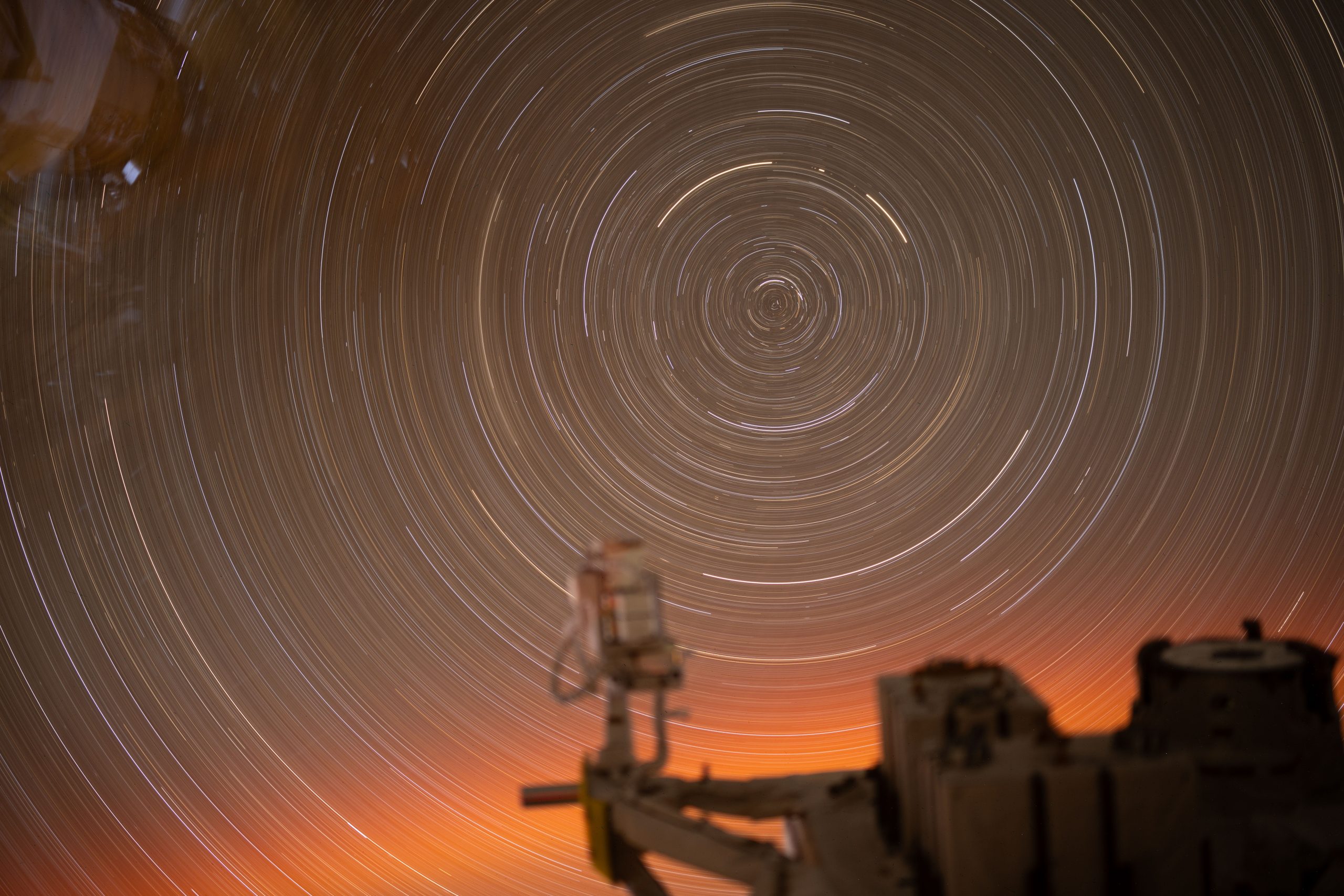 Circular Star Trails