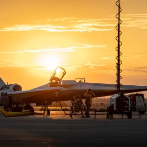 NASA’s X-59 at Sunrise